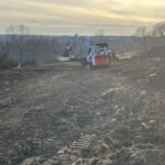 Patriot Dirtworks is leveling the site for the high tunnel